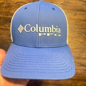 Columbia PFG Blue Flexfit Hat size S/M